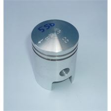 PÍST 50ccm  - 38,75 - (3.VÝBRUS) - (ČEP 10mm, KROUŽEK 2,0mm)   - ČESKÁ VÝROBA ALMET